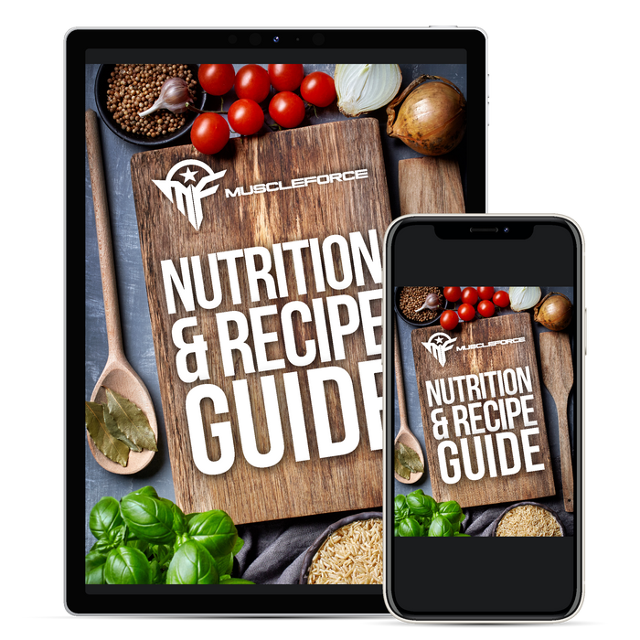 NUTRITION, RECIPE, and GROCERY GUIDE eBook TeamMuscleForce $39.99 $19.99